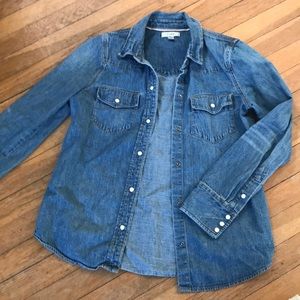 J. CREW DENIM BUTTON DOWN